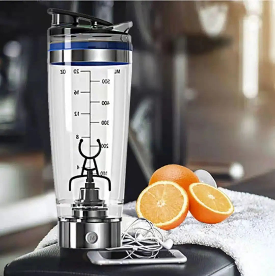 Electric Protein Shake Stirrer USB Shake Bottle Milk Coffee Blender Kettle Sports And Fitness Charging Electric Shaker Cup