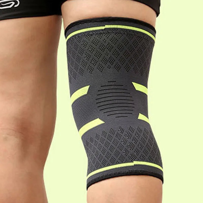 1PC Fitness Running Cycling Knee Support Braces Elastic Nylon Sport Compression Knee Pad Sleeve for Basketball Volleyball