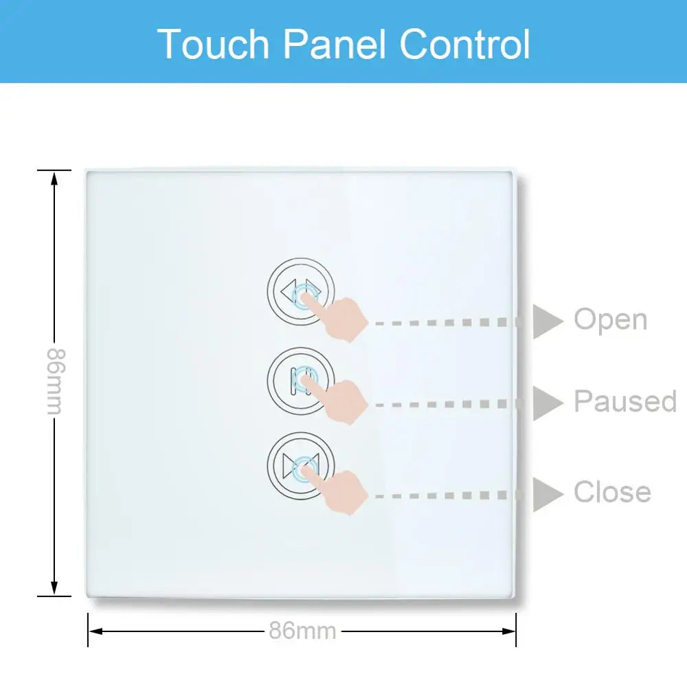 "Smart WiFi Curtains & Blinds Switch | Tuya Roller Shutter Motor with Google Home & Alexa Voice Control"