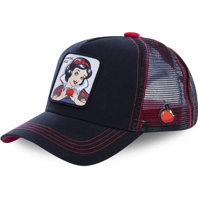 New Brand Mickey Anime Blue Khaki Snapback Cap Cotton Baseball Cap Men Women Hip Hop Dad Hat Trucker Mesh Hat Dropshipping