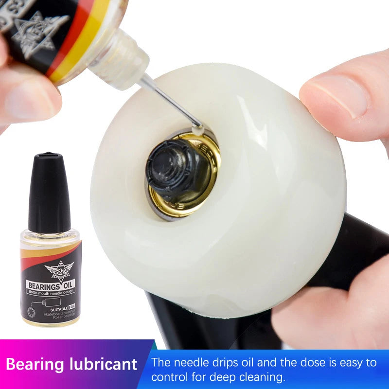 1 Bottle Skateboard Bearings Lubricant Repair Oil 20ml Lubricant Bearing Lubricating Oil For Roller Skate Drift Board