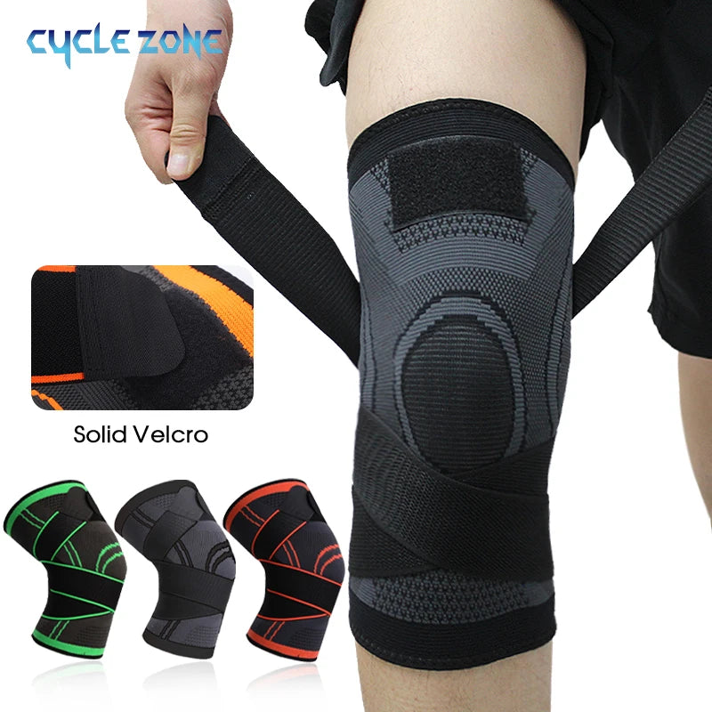 1 PCS Knee Pads Fitness Sports Knee Support Braces for Men Women Compression Elastic Nylon Training and Exercise Kneepad Sleeve