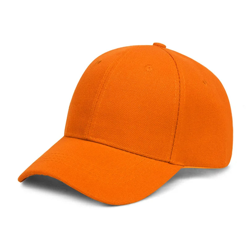 Solid Baseball Cap Cheap Women Men Summer Autumn Spring Sun Visor Hats Yellow Caps