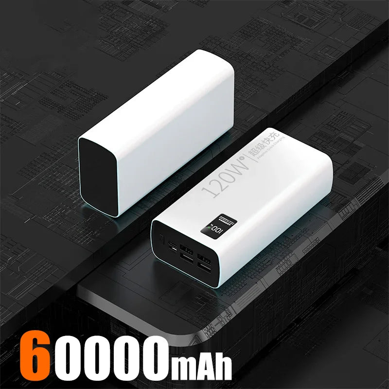 Xiaomi 80000mAh High Capacity Power Bank 120W Fast Charging Powerbank Portable Battery Charger For iPhone Samsung Huawei