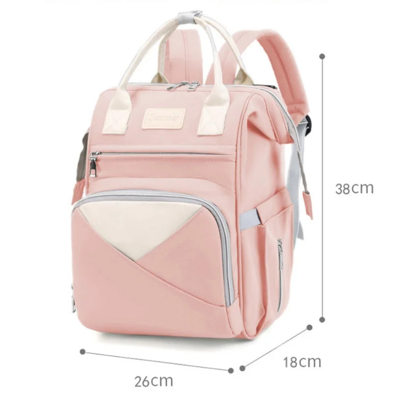 Personalized Mother And Baby Bag, Multifunctional Leisure Mommy Bag, Large Capacity Backpack For Strolling Children Outside