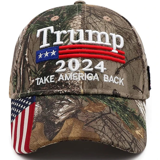 Hot Trump 2024 American Presidential Hat Make America Great Again Hat Donald Trump Republican Hat Cap MAGA Embroidered Mesh Cap