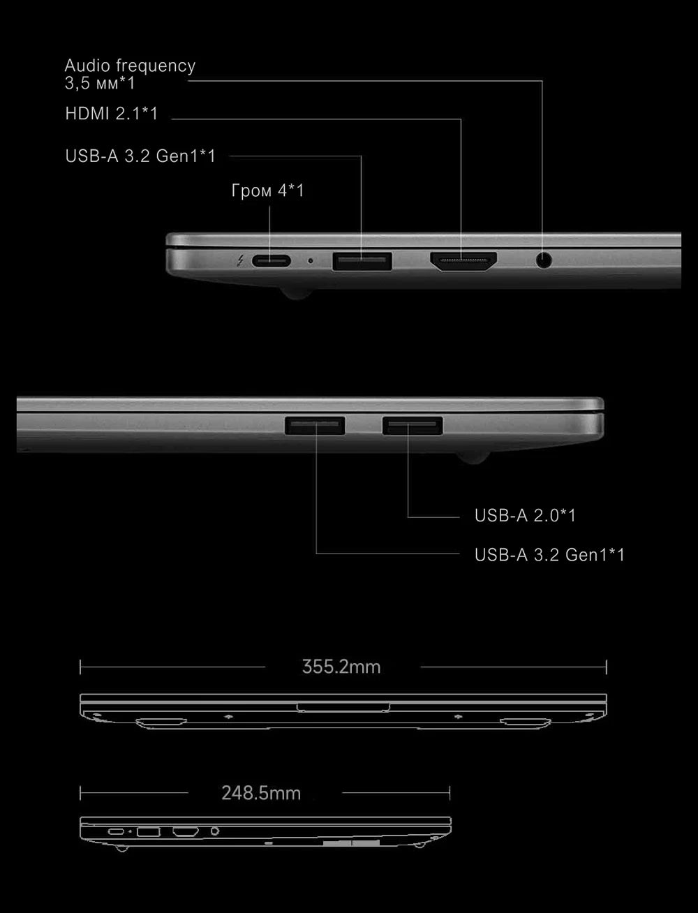 XIAOMI Redmi Book 16 2024 Laptop Intel i5 13500H RAM 16GB SSD 512GB 16"Inch 2.5K 120Hz Windows 11 Notebook Ultrabook Computer PC