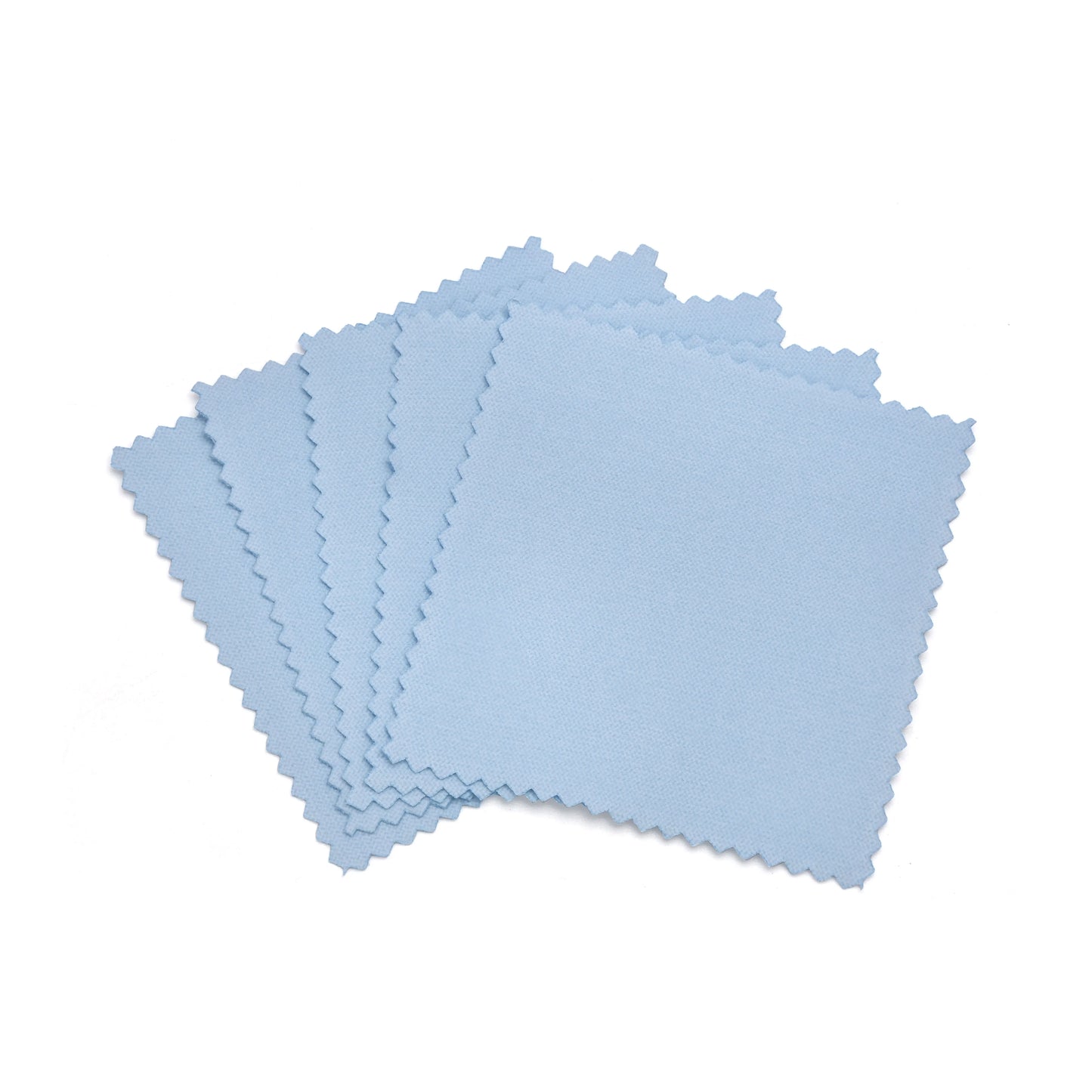 60mm 80mm 100mm Jewelry Polishing Cloth Double-Sided Cleaning Cloth for Gold Silver Jewelry Tools 10-30Pcs