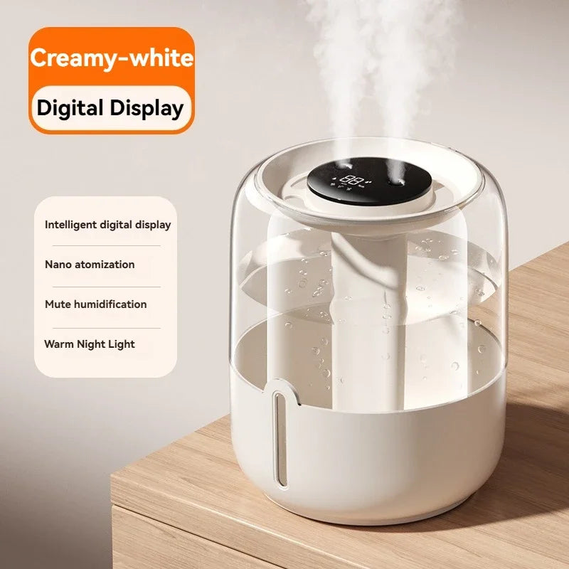 XImi6.8L large capacity humidifier USB Double spray Home dormitory office bedroom desktop with small night light