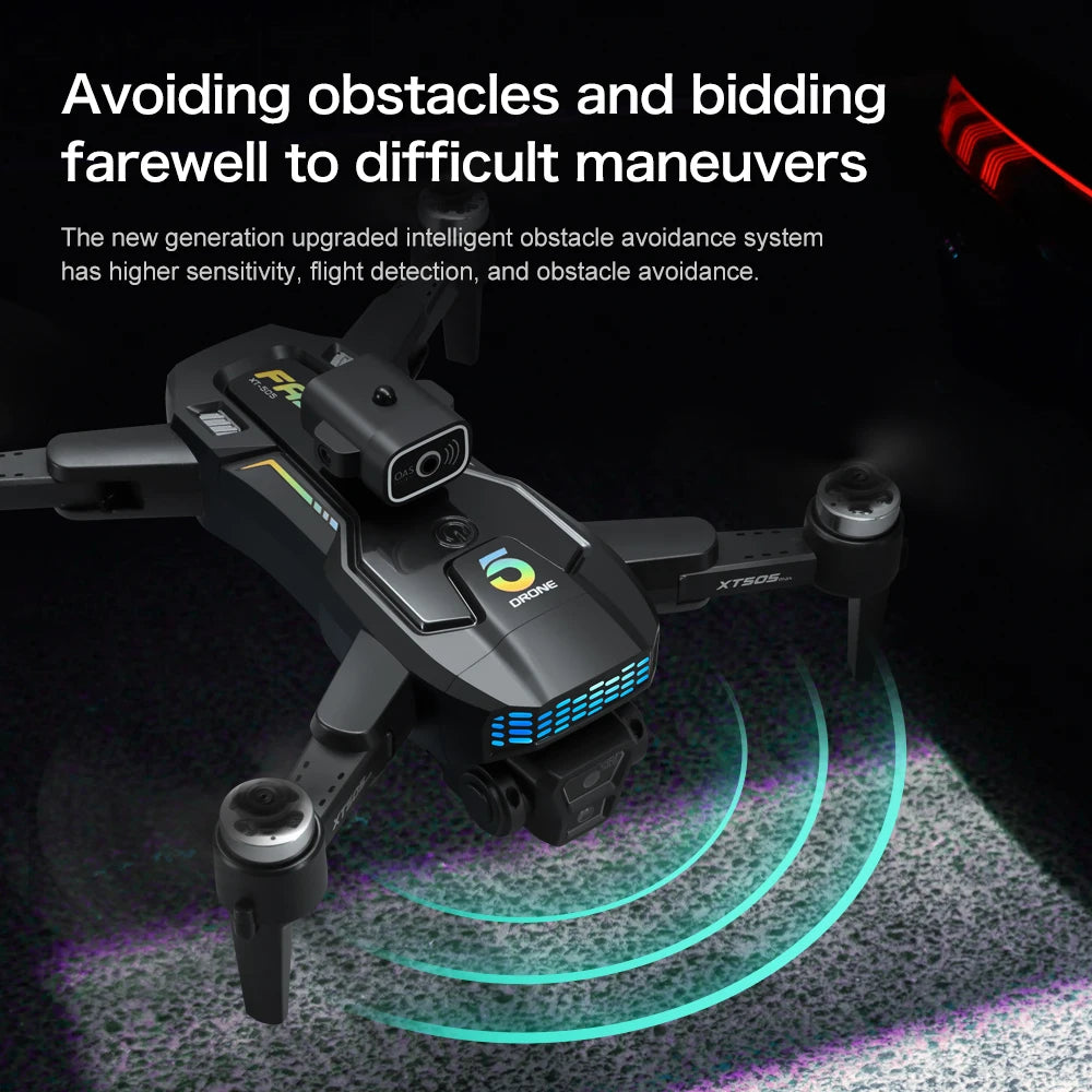 XT505 GPS Dron 4K Camera Drone Brushless Motor Quadcopter Racing Drones 1.2Km 20Mins Follow Optical Flow Positioning Helicopter