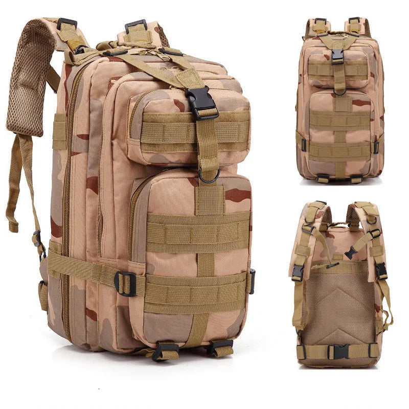 Men's 25L Tactical Backpack Waterproof Molle Hiking Backpack Sport Travel Bag Outdoor Trekking Camping  Backpack