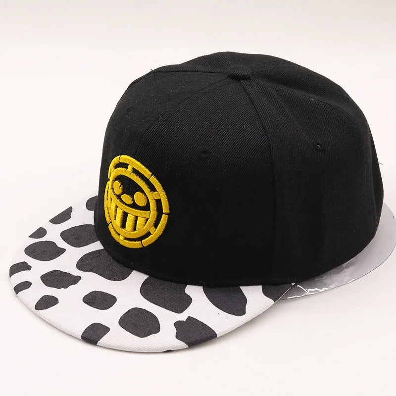 Wholesale Lots Anime Cap Trafalgar Law Hats Cosplay Caps For Women Men Hip Hop Snapback Caps Flat Hats