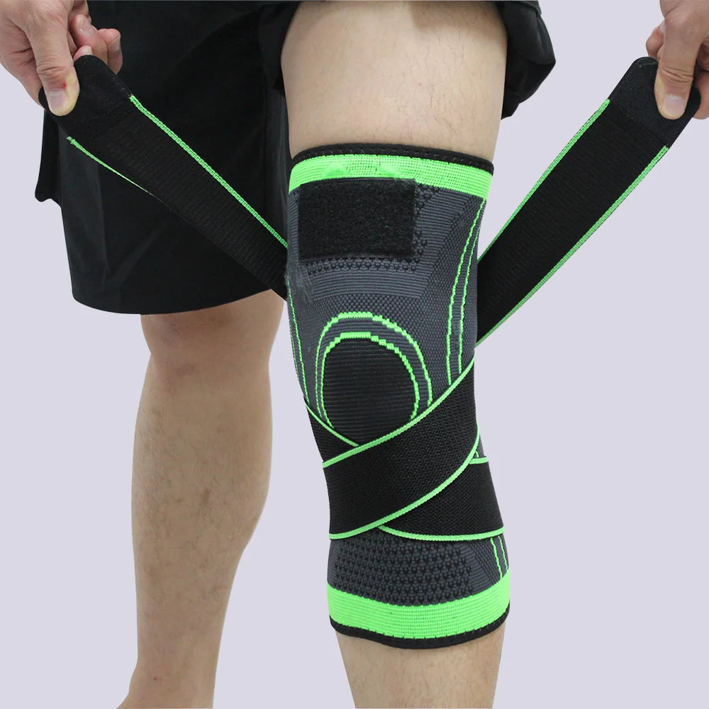 1 PCS Knee Pads Fitness Sports Knee Support Braces for Men Women Compression Elastic Nylon Training and Exercise Kneepad Sleeve