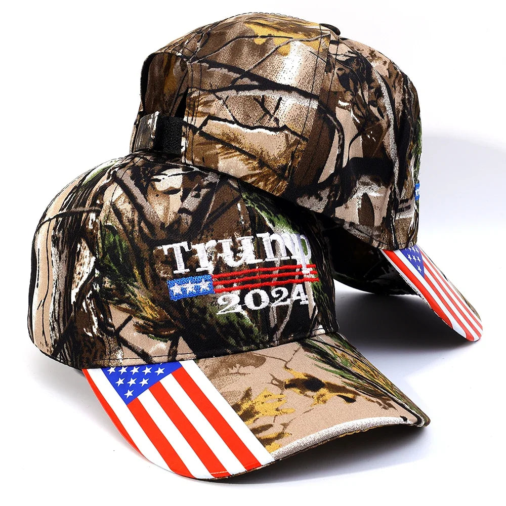 Hot Trump 2024 American Presidential Hat Make America Great Again Hat Donald Trump Republican Hat Cap MAGA Embroidered Mesh Cap