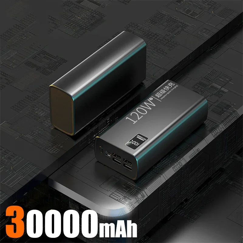 Xiaomi 80000mAh High Capacity Power Bank 120W Fast Charging Powerbank Portable Battery Charger For iPhone Samsung Huawei