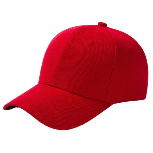 Twill Solid Baseball Cap 6 Panel Men Caps Daily Womens Summer Hat Curved Brim Adjustable Red White Purple Grey Black