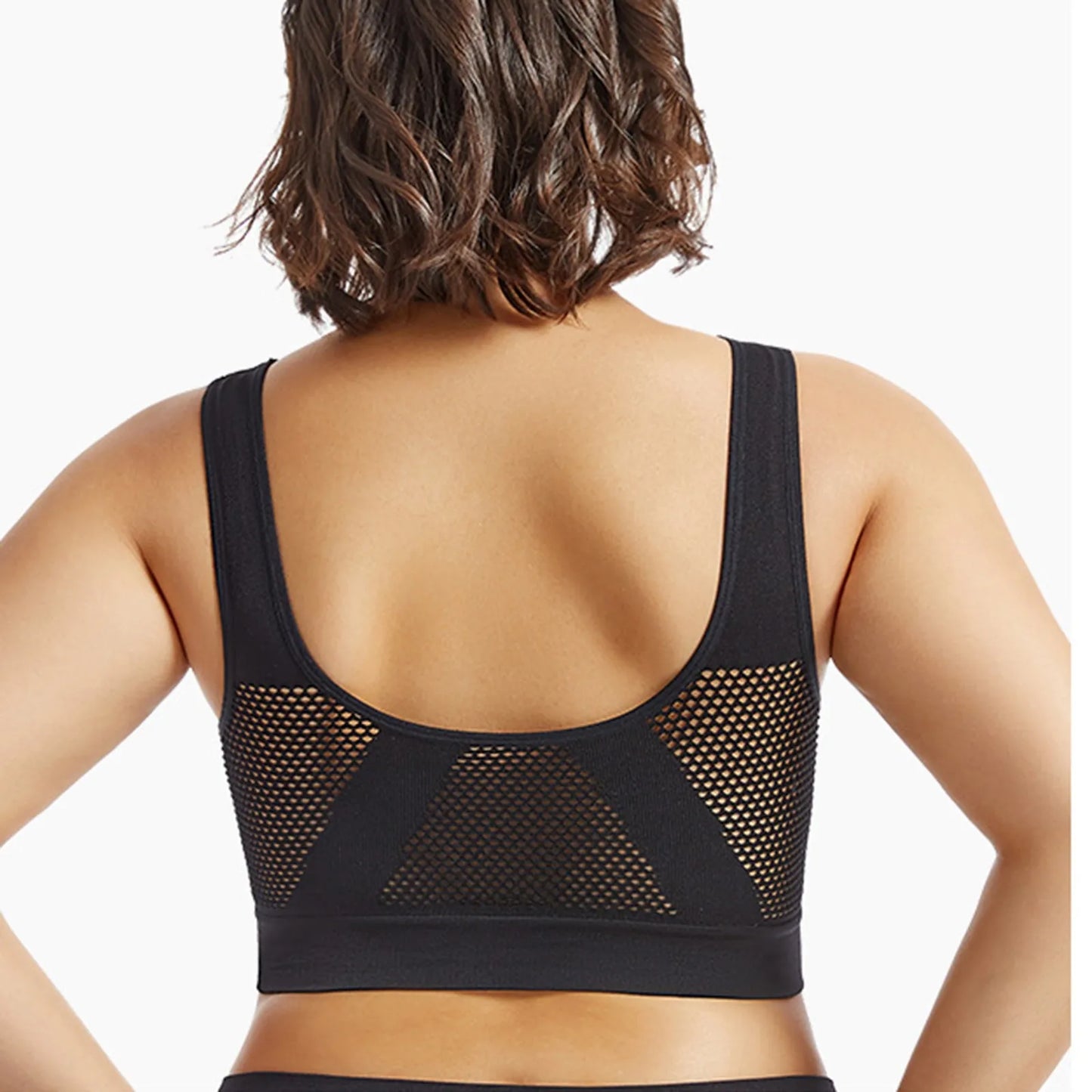 Beautiful Back Sports Bra Shockproof Running Fitness Anti-sagging Upper Collection Soft Support High-strength Women's Yoga Vest