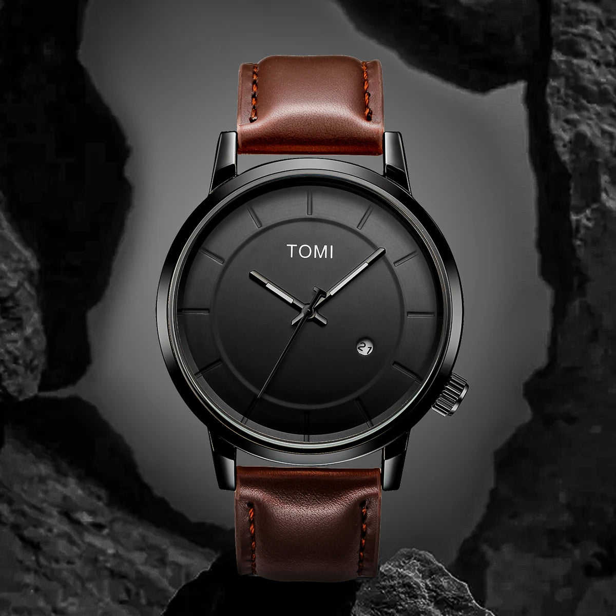 TOMI Luxury Men's Watch Fashion Original Brand Business Men's Quartz Watch