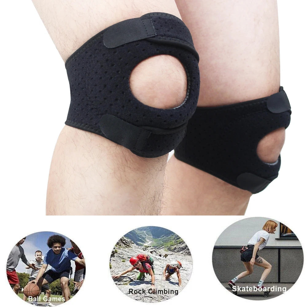 1 PCS Patella Knee Brace for Knee Pain, Knee Compression Sleeve for Arthritis Pain and Support, Workout Knee Guard and Knee Pads