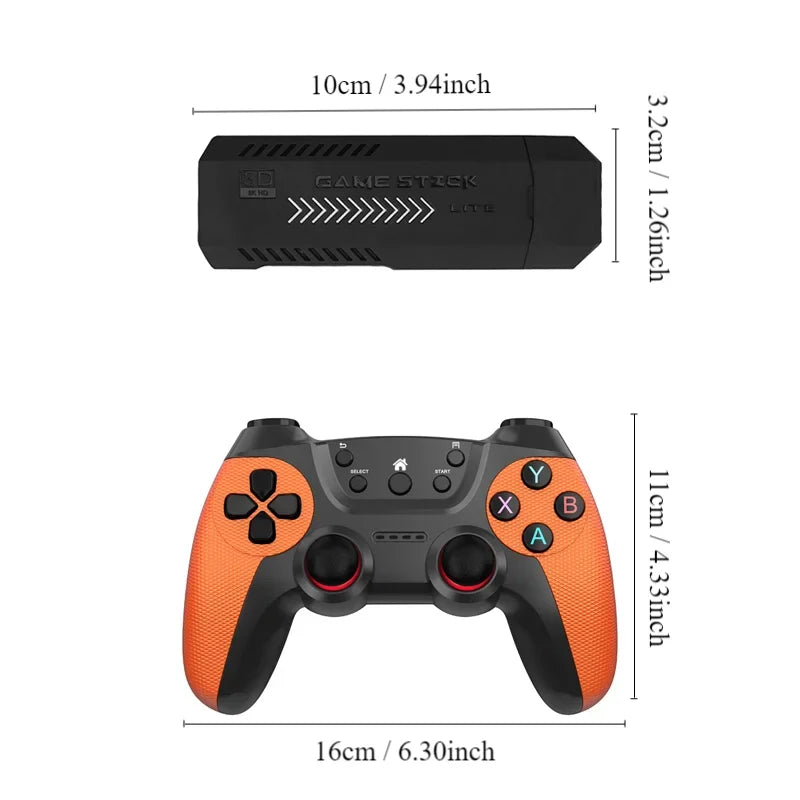 X2 Ultra X2 Plus GD10 Pro 4K Game Stick 3D HD Retro Video Game Console Wireless Controller TV 50 Emulator For PS1/N64/DC  Gift