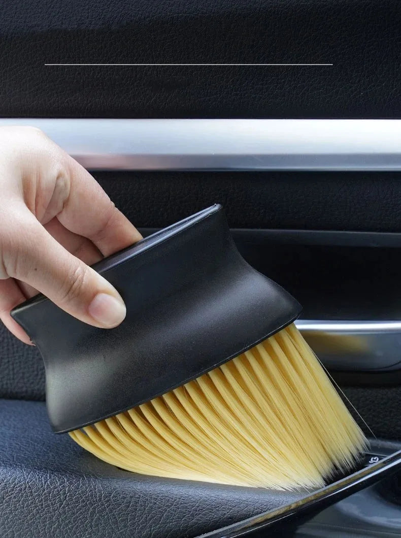 1 PCSDust Removal Brush Air Conditioning Outlet Car Wash Dust Collector Large Brush with Good Elasticity Cleaning Accessories