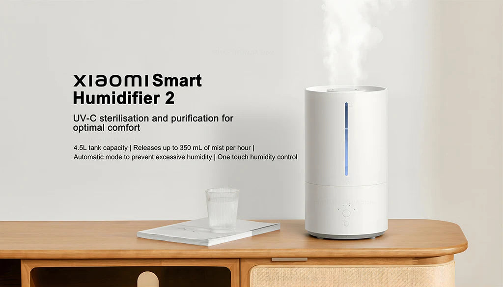 XIAOMI MIJIA Smart Antibacterial Humidifier 2 For Home Aroma Essential Oils Diffuser 4.5L UVC 99.9% Sterilization Air Humidifier