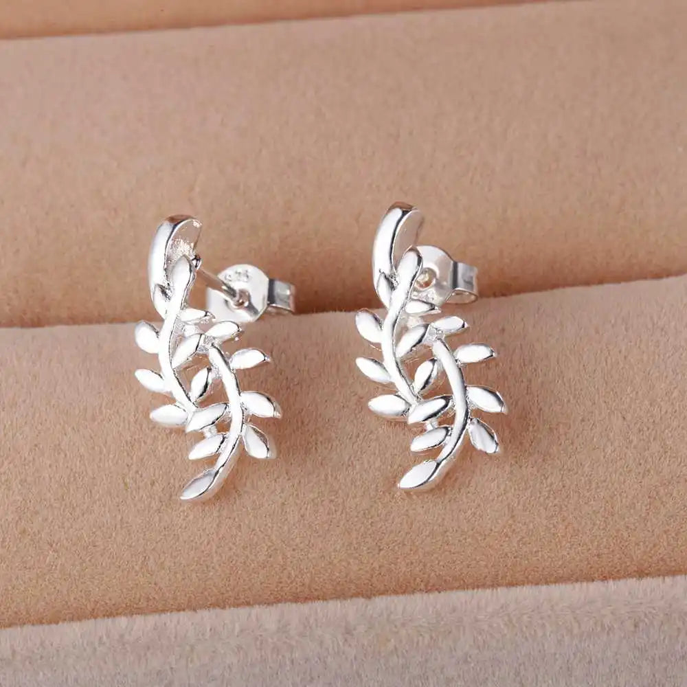 Original 925 Sterling Silver Earrings Hearts For Women Exquisite Student Girlfriend Jewelry Accessories Wedding Fashion Gift