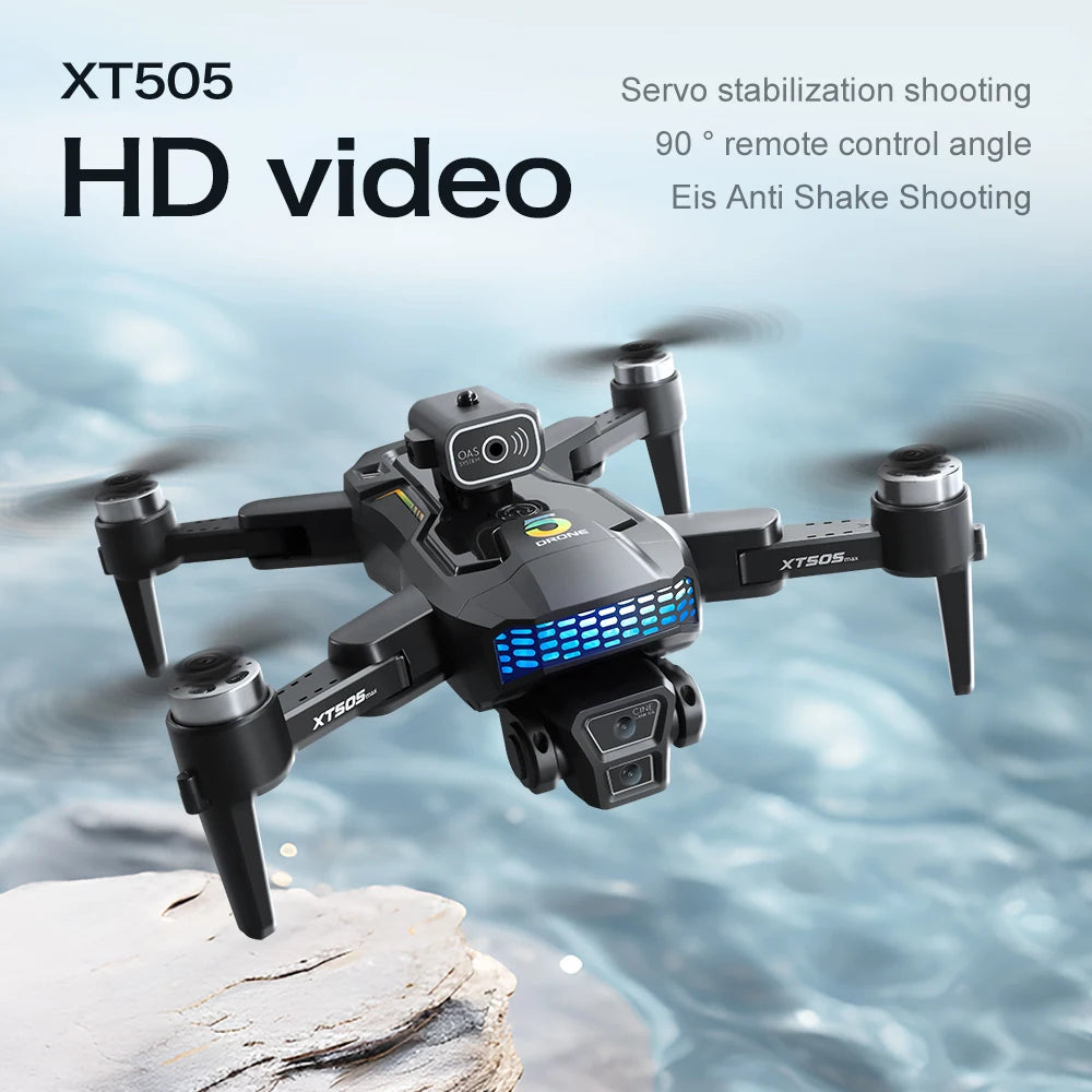 XT505 GPS Dron 4K Camera Drone Brushless Motor Quadcopter Racing Drones 1.2Km 20Mins Follow Optical Flow Positioning Helicopter