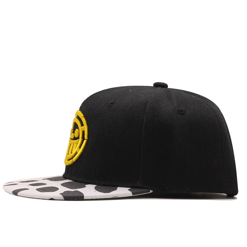 Wholesale Lots Anime Cap Trafalgar Law Hats Cosplay Caps For Women Men Hip Hop Snapback Caps Flat Hats