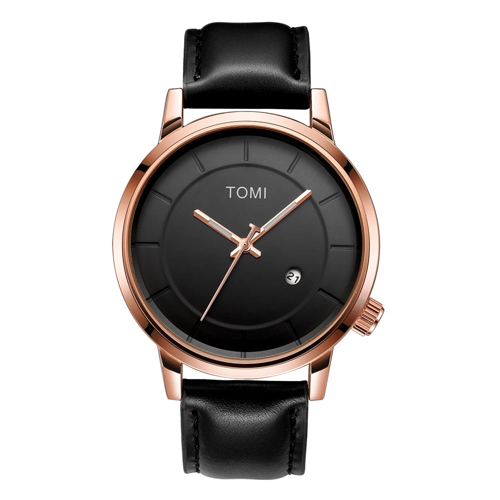 TOMI Luxury Men's Watch Fashion Original Brand Business Men's Quartz Watch