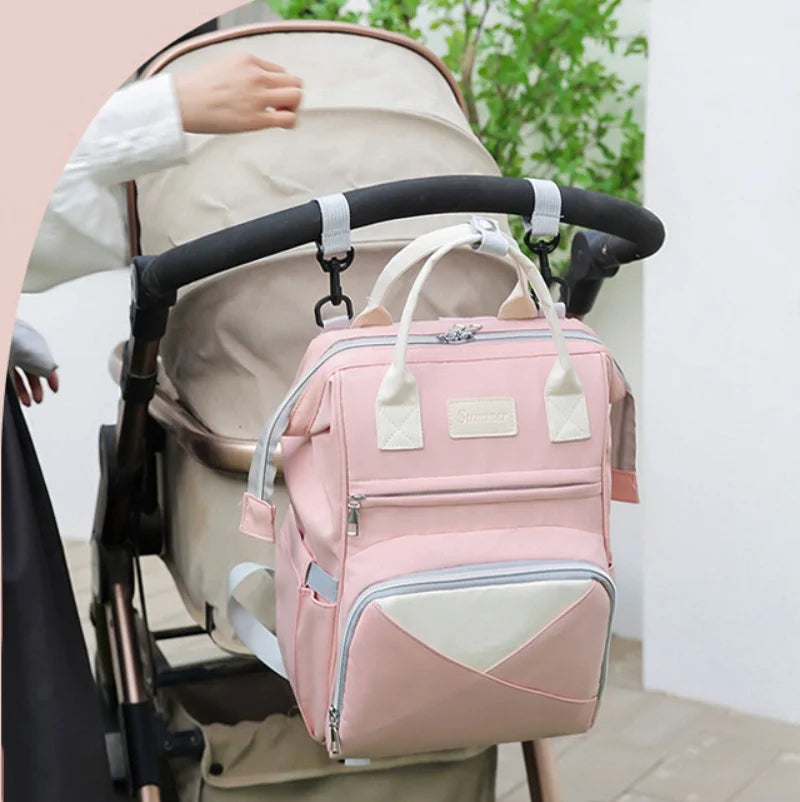 Personalized Mother And Baby Bag, Multifunctional Leisure Mommy Bag, Large Capacity Backpack For Strolling Children Outside