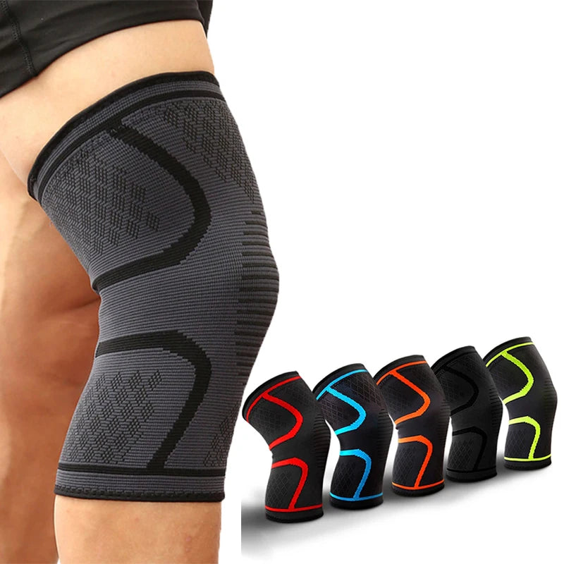 1PCS Fitness Running Cycling Knee Support Braces Elastic Nylon Sport Compression Knee Pad Sleeve for Basketball Volleyball