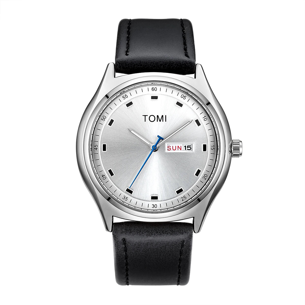 TOMI Minimalist Men's Watch Business Casual Men's And Women's Quartz Watch Fashionable And Versatile Calendar Quartz Watch