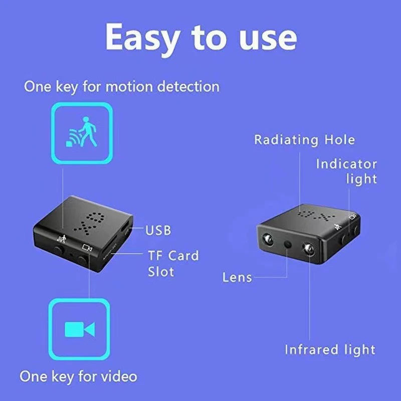 Xiaomi 1080P Wireless Wifi Camera HD Mini Night Vision Video Recorder Baby Pet Motion Detection Camera HD Surveillance IP Cam