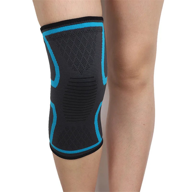 1PC Fitness Running Cycling Knee Support Braces Elastic Nylon Sport Compression Knee Pad Sleeve for Basketball Volleyball