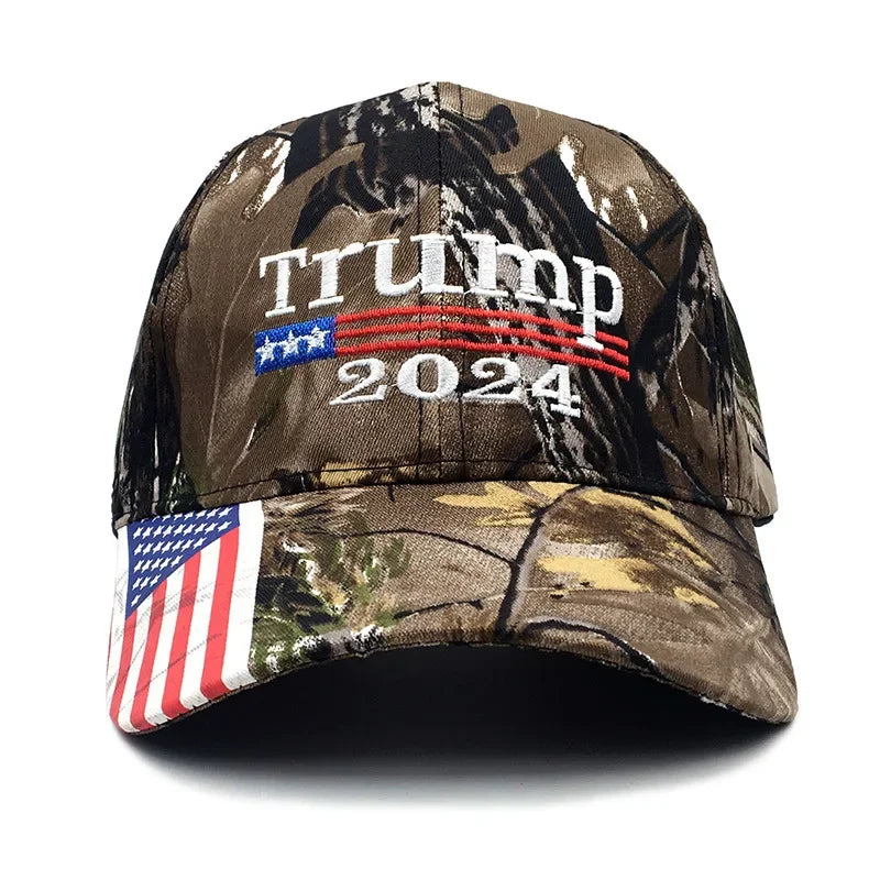 Hot Trump 2024 American Presidential Hat Make America Great Again Hat Donald Trump Republican Hat Cap MAGA Embroidered Mesh Cap