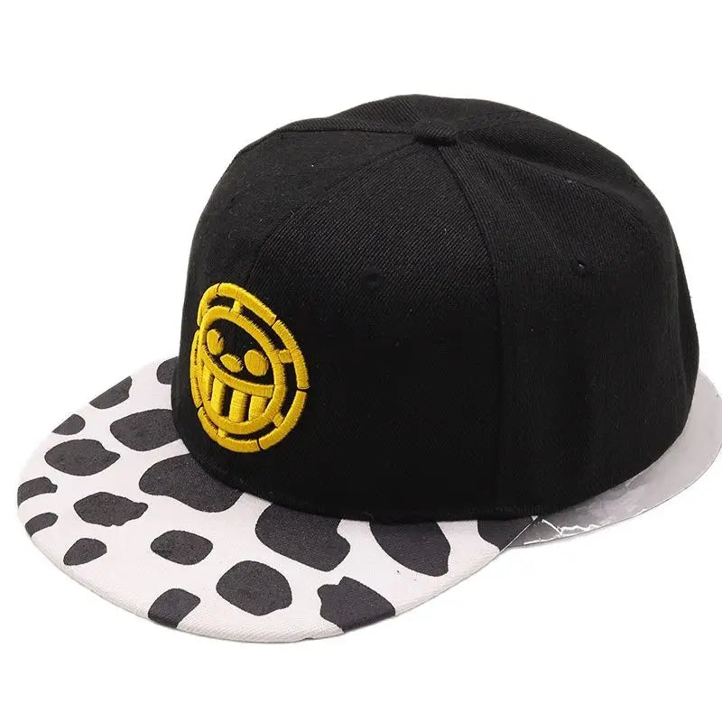 Wholesale Lots Anime Cap Trafalgar Law Hats Cosplay Caps For Women Men Hip Hop Snapback Caps Flat Hats