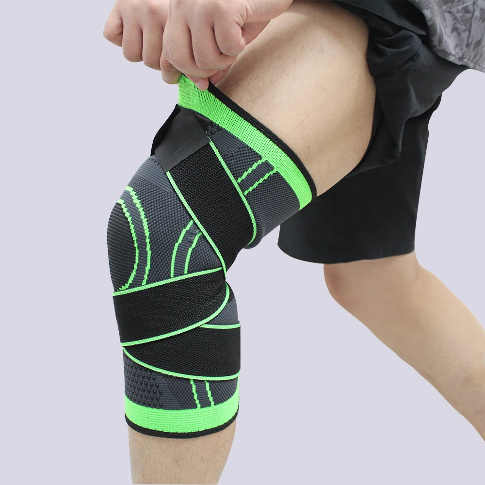 1 PCS Knee Pads Fitness Sports Knee Support Braces for Men Women Compression Elastic Nylon Training and Exercise Kneepad Sleeve