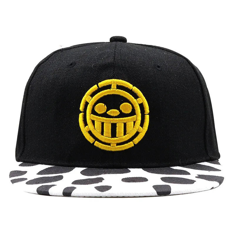 Wholesale Lots Anime Cap Trafalgar Law Hats Cosplay Caps For Women Men Hip Hop Snapback Caps Flat Hats