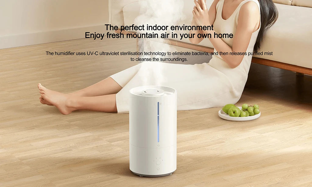 XIAOMI MIJIA Smart Antibacterial Humidifier 2 For Home Aroma Essential Oils Diffuser 4.5L UVC 99.9% Sterilization Air Humidifier