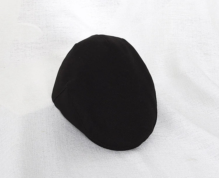 Autumn Baby Hat Solid Color Retro Beret Hats Boy Girl Newsboy Flat Cap Kids Fashion Accessories Toddler Infant Photography Props