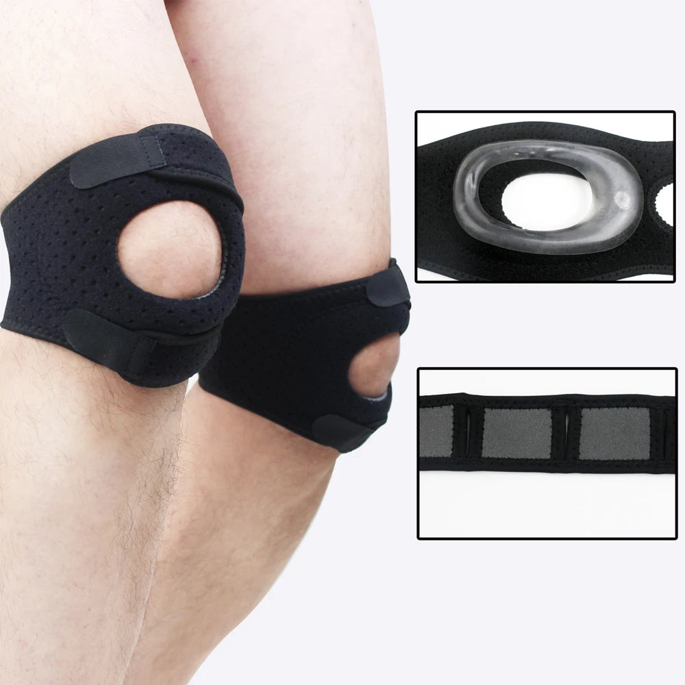 1 PCS Patella Knee Brace for Knee Pain, Knee Compression Sleeve for Arthritis Pain and Support, Workout Knee Guard and Knee Pads