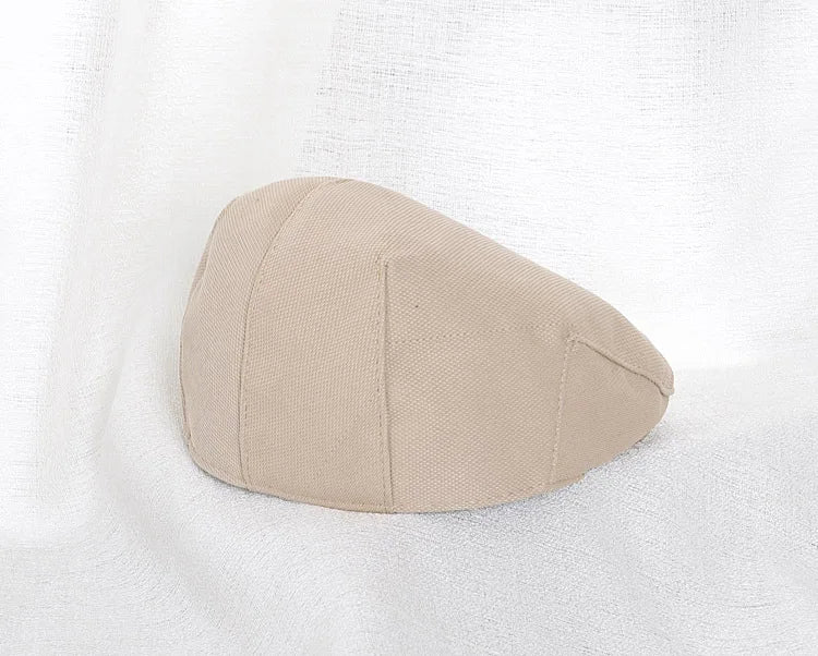 Autumn Baby Hat Solid Color Retro Beret Hats Boy Girl Newsboy Flat Cap Kids Fashion Accessories Toddler Infant Photography Props