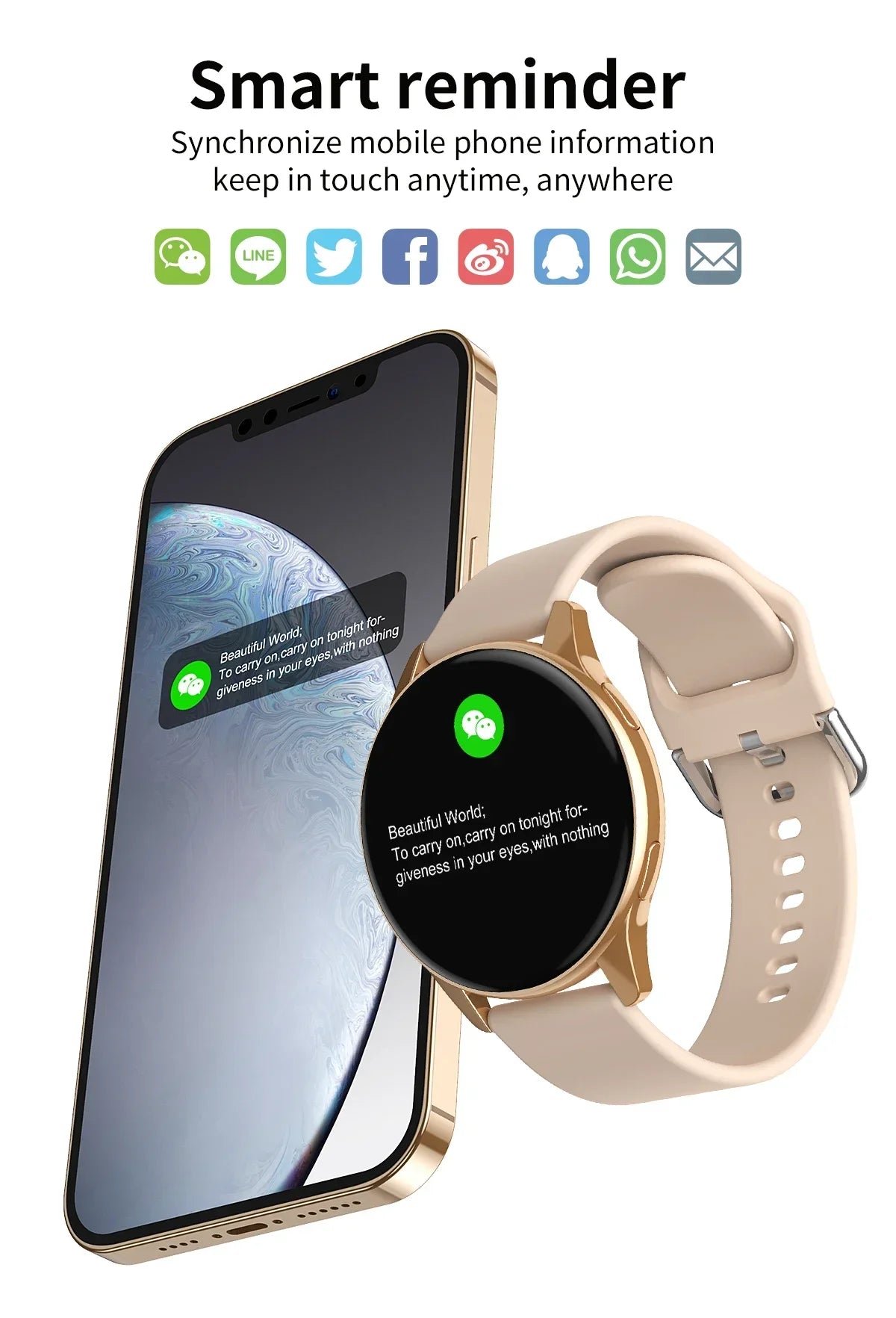 Xiaomi Fashion Smart Watch Round Smartwatch Bluetooth Calls Watches 2023 Men Women Fitness Bracelet Custom Watch Face +Gift Box