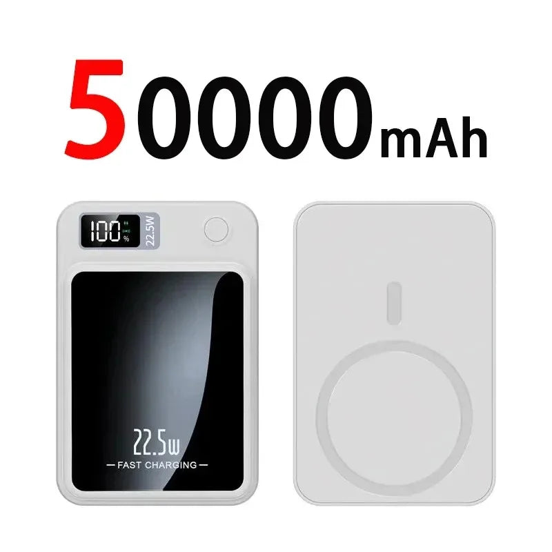 Xiaomi 100000mah Magnetic Wireless Power Bank 22.5w Portable Type C Mini Power Bank For Iphone Samsung Huawei Fast Charging