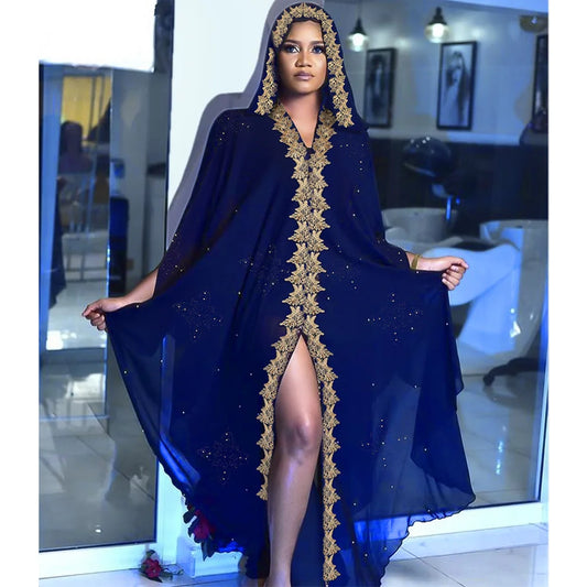 Africa Evening Dresses for Women Kimono Robe Femme Caftan Africa Clothing Ramadan Abaya Dubai Kaftan Muslim Hijab Dress Cardigan