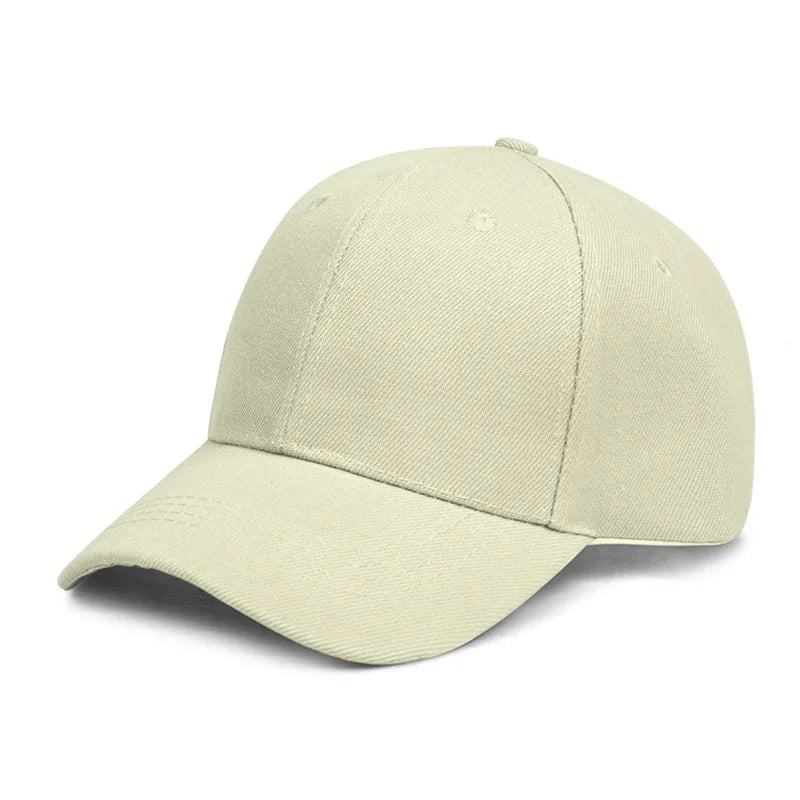 Solid Baseball Cap Cheap Women Men Summer Autumn Spring Sun Visor Hats Yellow Caps