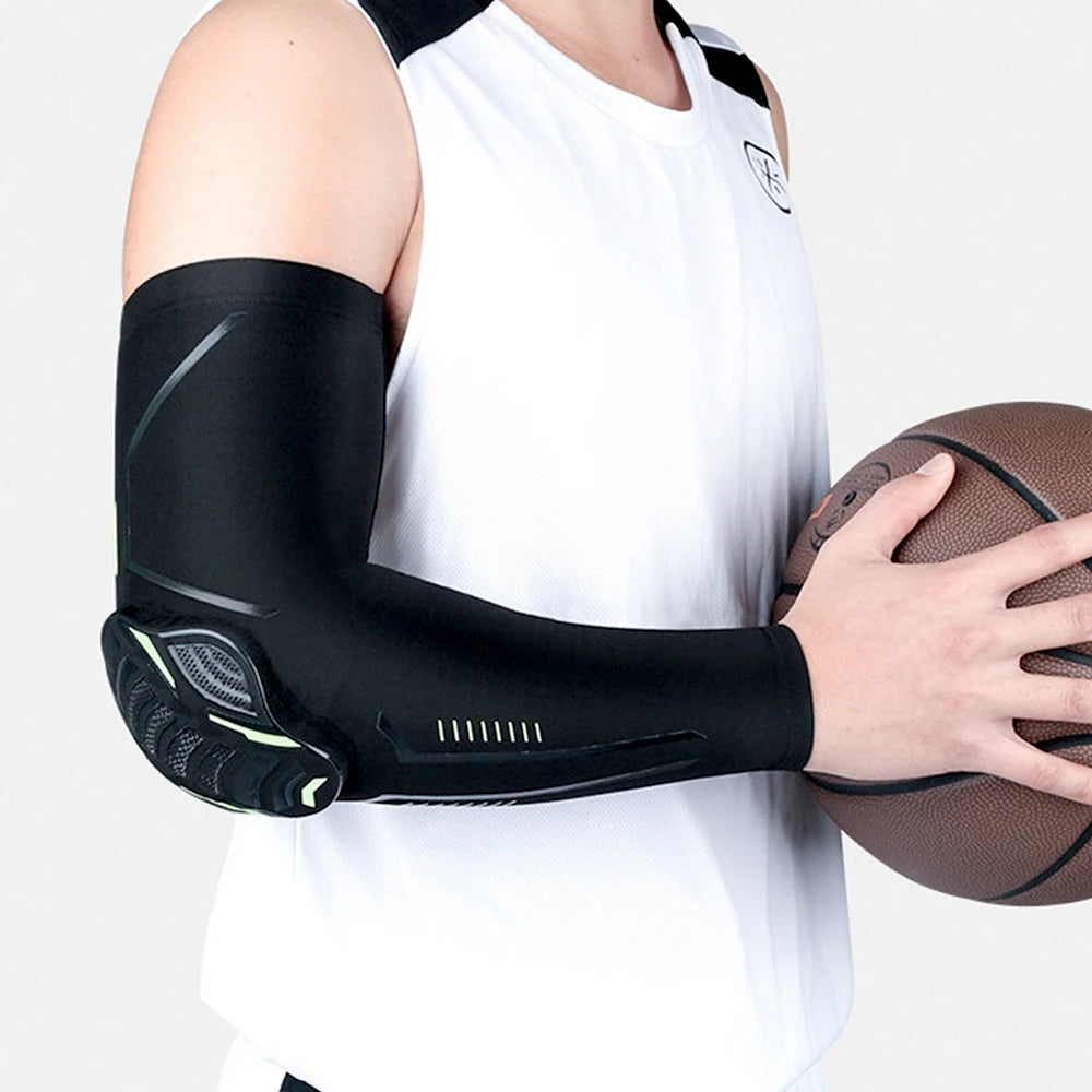 1Pcs Sports Crashproof Elbow & Knee Pads Compression Arm Sleeves for Outdoor Basketball Football Bicycle Elbow Support Guard