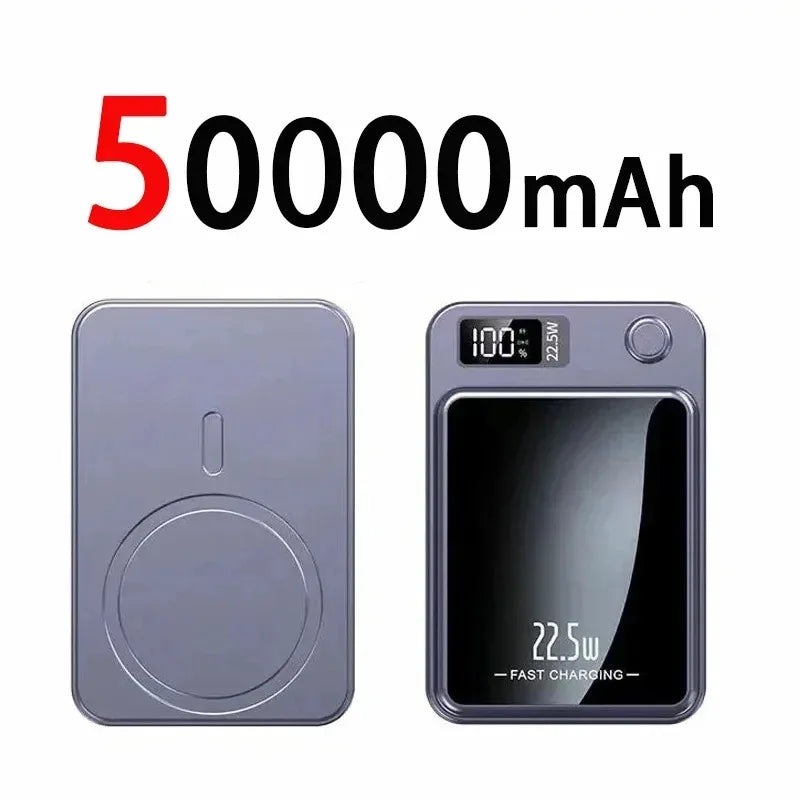 Xiaomi 100000mah Magnetic Wireless Power Bank 22.5w Portable Type C Mini Power Bank For Iphone Samsung Huawei Fast Charging