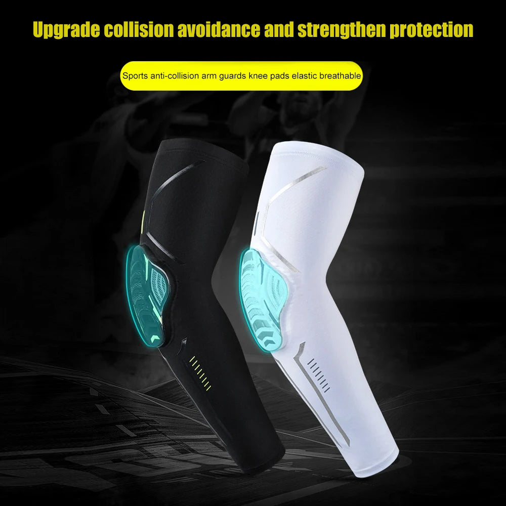 1Pcs Sports Crashproof Elbow & Knee Pads Compression Arm Sleeves for Outdoor Basketball Football Bicycle Elbow Support Guard